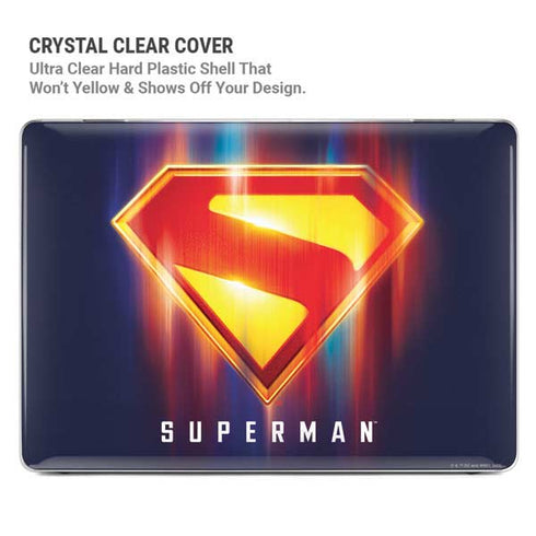 Superman 2025 Energy Shield Neon Emblem MacBook Air 13in (2020) Case plus Skin