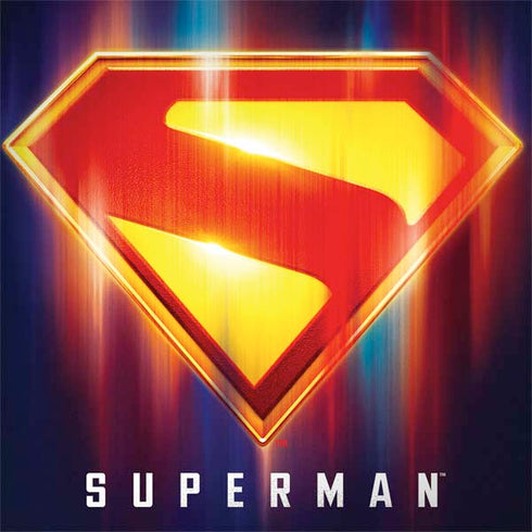 Superman 2025 Energy Shield Neon Emblem MacBook Skins