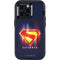 Superman 2025 Energy Shield Neon Emblem Otterbox Defender iPhone Skin