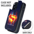 Superman 2025 Energy Shield Neon Emblem Otterbox Defender iPhone Skin