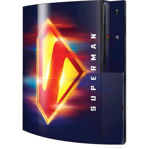 Superman 2025 Energy Shield Neon Emblem Playstation 3 & PS3 Skin