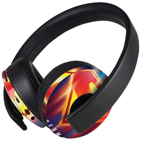 Superman 2025 Energy Shield Neon Emblem PlayStation 4 Gold Wireless Headset Skin
