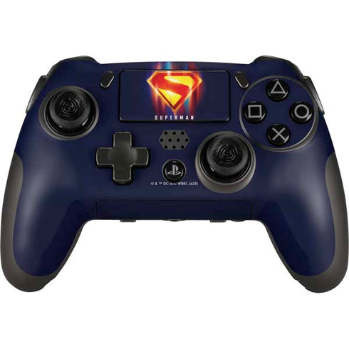 Superman 2025 Energy Shield Neon Emblem PlayStation Scuf Vantage 2 Controller Skin