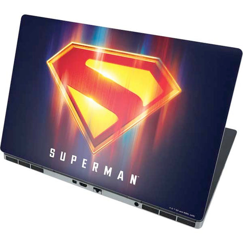 Superman 2025 Energy Shield Neon Emblem Dell Precision Skin