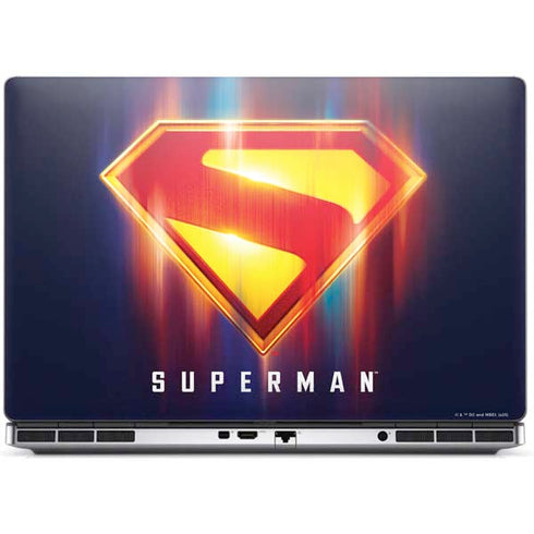 Superman 2025 Energy Shield Neon Emblem Dell Precision Skin