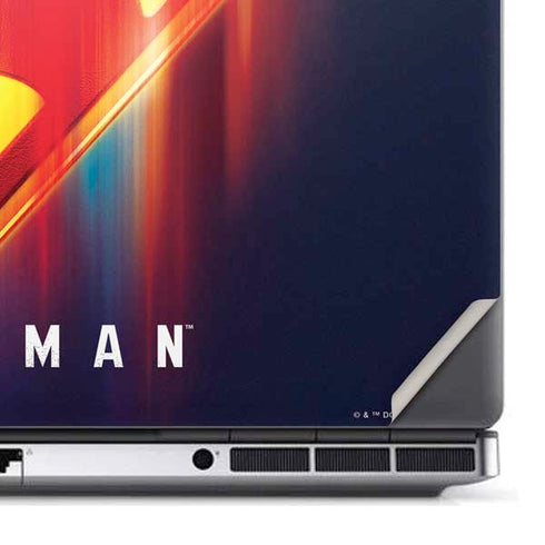 Superman 2025 Energy Shield Neon Emblem Dell Precision Skin