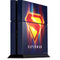 Superman 2025 Energy Shield Neon Emblem PS4 Console Skin