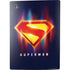 Superman 2025 Energy Shield Neon Emblem PS5 Console Skin