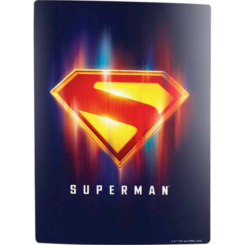 Superman 2025 Energy Shield Neon Emblem PS5 Digital Edition Console Skin