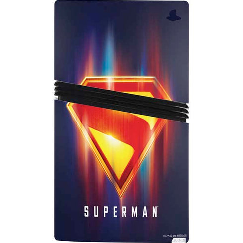 Superman 2025 Energy Shield Neon Emblem PS5 Pro Bundle Skin
