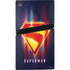 Superman 2025 Energy Shield Neon Emblem PS5 Pro Disk Console Skin