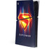 Superman 2025 Energy Shield Neon Emblem PS5 Slim Digital Edition Console Skin