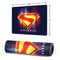 Superman 2025 Energy Shield Neon Emblem Gaming Mouse Pad