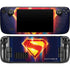 Superman 2025 Energy Shield Neon Emblem Steam Deck Handheld Gaming Computer OLED Skin