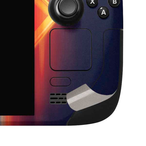 Superman 2025 Energy Shield Neon Emblem Steam Deck Handheld Gaming Computer OLED Skin