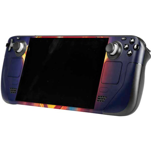 Superman 2025 Energy Shield Neon Emblem Steam Deck Handheld Gaming Computer Skin