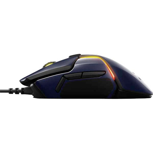 Superman 2025 Energy Shield Neon Emblem SteelSeries Rival 600 Gaming Mouse Skin