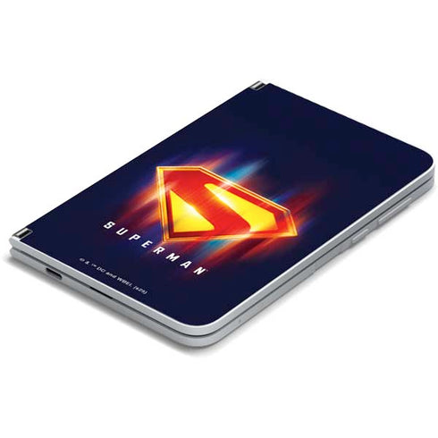Superman 2025 Energy Shield Neon Emblem Surface Duo Skin