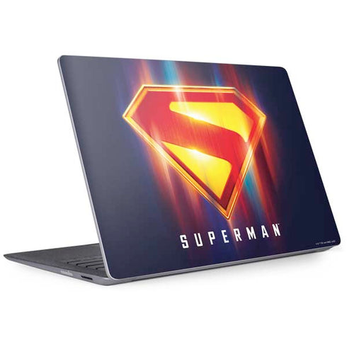 Superman 2025 Energy Shield Neon Emblem Surface Laptop 2 Skin