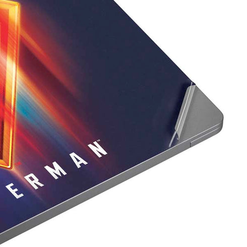 Superman 2025 Energy Shield Neon Emblem Universal Laptop 13in (10.6 x 7.6in) Skin
