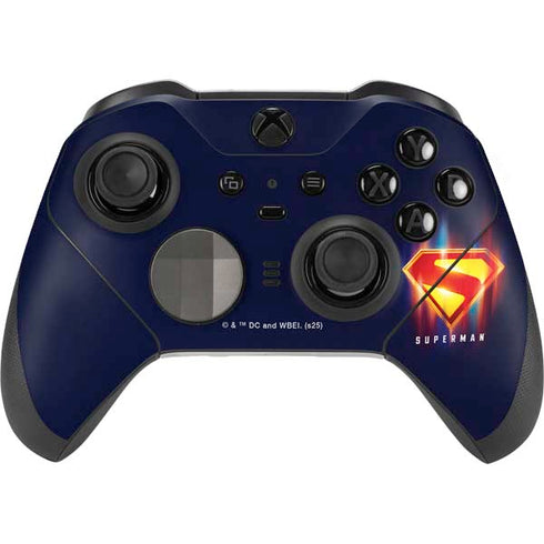Superman 2025 Energy Shield Neon Emblem Xbox Elite Wireless Controller Series 2 Skin