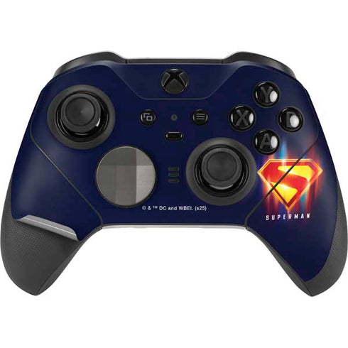 Superman 2025 Energy Shield Neon Emblem Xbox Elite Wireless Controller Series 2 Skin