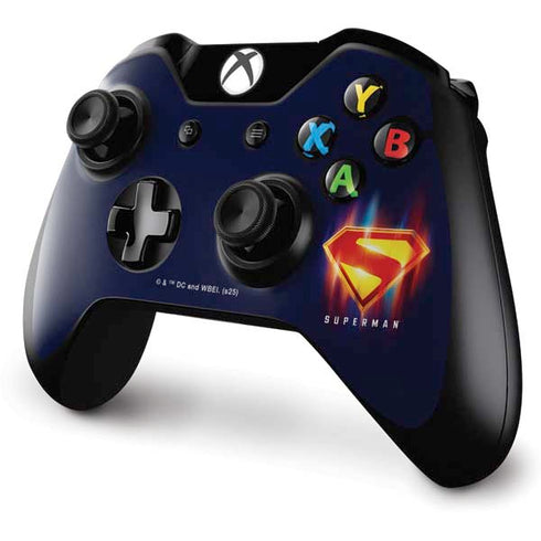 Superman 2025 Energy Shield Neon Emblem Xbox One Controller Skin