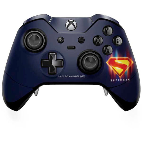 Superman 2025 Energy Shield Neon Emblem Xbox One Elite Controller Skin