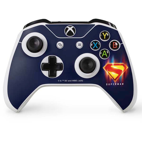 Superman 2025 Energy Shield Neon Emblem Xbox One Skins