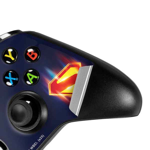 Superman 2025 Energy Shield Neon Emblem Xbox One S Controller Skin