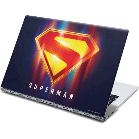 Superman 2025 Energy Shield Neon Emblem Yoga 910 2-in-1 14in Touch-Screen Skin