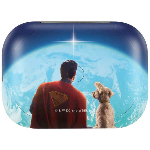 Superman 2025 Superman & Krypto watch the Earth Amazon Echo Buds Skin
