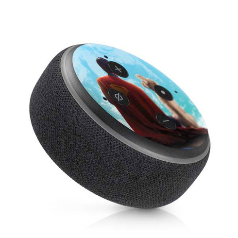 Superman 2025 Superman & Krypto watch the Earth Amazon Echo Dot Skin