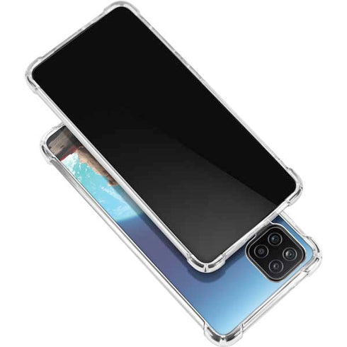 Superman 2025 Superman & Krypto watch the Earth Galaxy A12 Clear Case