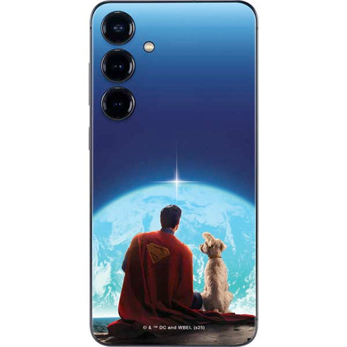 Superman 2025 Superman & Krypto watch the Earth Galaxy A16 5G Skin