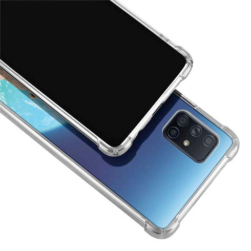 Superman 2025 Superman & Krypto watch the Earth Galaxy A51 5G Clear Case