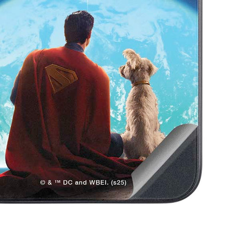 Superman 2025 Superman & Krypto watch the Earth Galaxy A54 5G Skin