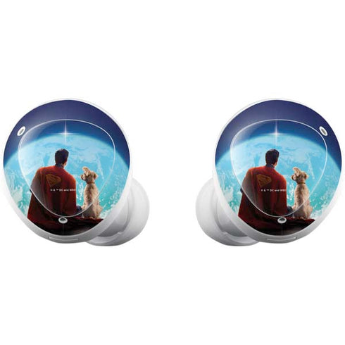 Superman 2025 Superman & Krypto watch the Earth Galaxy Buds Plus Skin