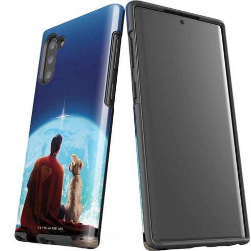 Superman 2025 Superman & Krypto watch the Earth Galaxy Note 10 Pro Case
