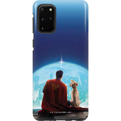 Superman 2025 Superman & Krypto watch the Earth Galaxy S20 Plus Pro Case