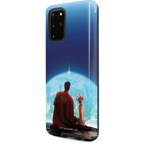 Superman 2025 Superman & Krypto watch the Earth Galaxy S20 Plus Pro Case