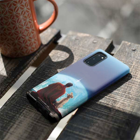 Superman 2025 Superman & Krypto watch the Earth Galaxy S20 Pro Case