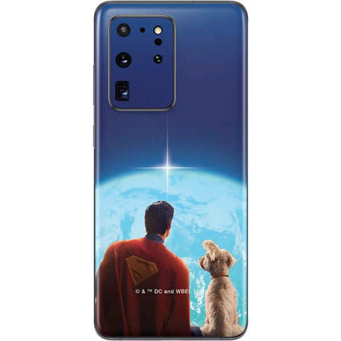 Superman 2025 Superman & Krypto watch the Earth Galaxy S20 Ultra 5G Skin