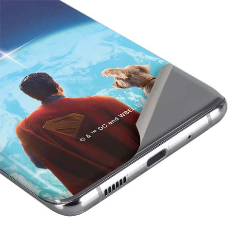 Superman 2025 Superman & Krypto watch the Earth Galaxy S20 Ultra 5G Skin