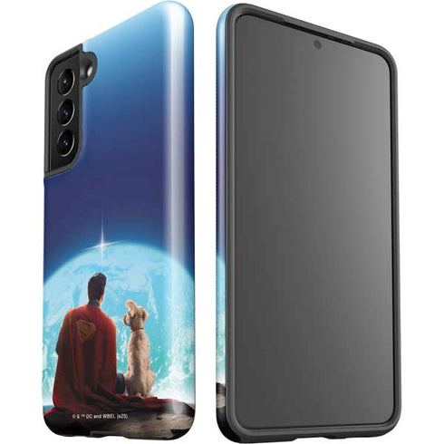 Superman 2025 Superman & Krypto watch the Earth Galaxy S21 5G Pro Case
