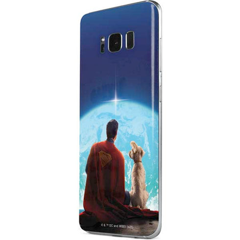 Superman 2025 Superman & Krypto watch the Earth Galaxy S8 Skin