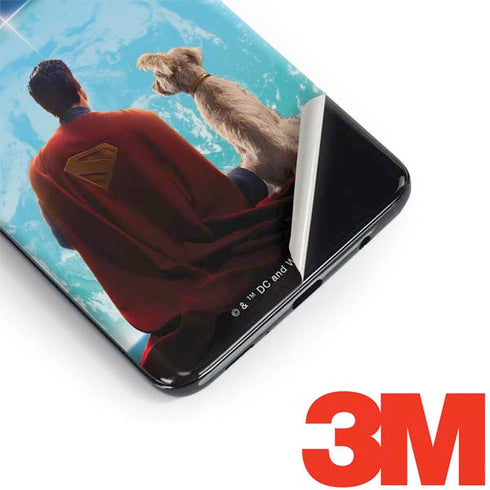Superman 2025 Superman & Krypto watch the Earth Galaxy S9 Plus Skin