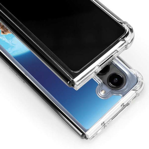 Superman 2025 Superman & Krypto watch the Earth Galaxy Z Fold5 5G Clear Case