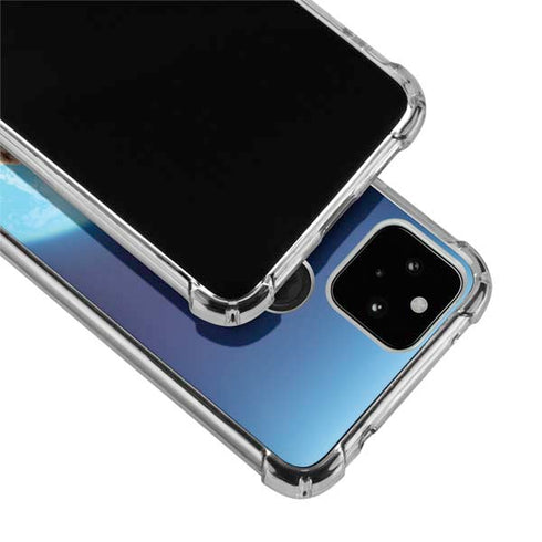 Superman 2025 Superman & Krypto watch the Earth Google Pixel 4a 5G Clear Case