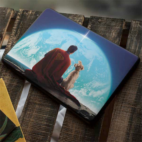 Superman 2025 Superman & Krypto watch the Earth Google Pixelbook Go Skin
